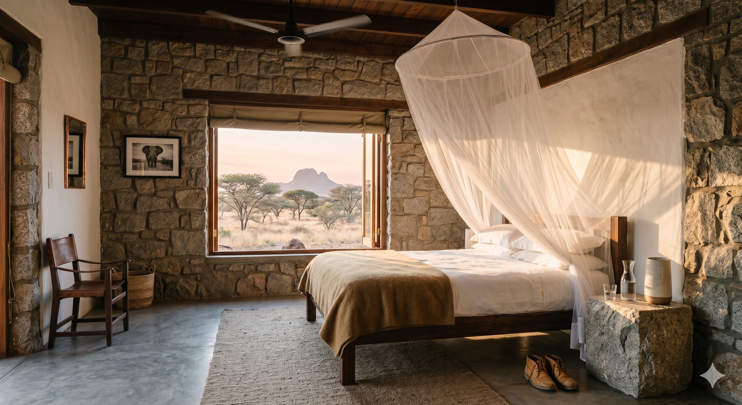 Terra Privée Namibia Schlafzimmer