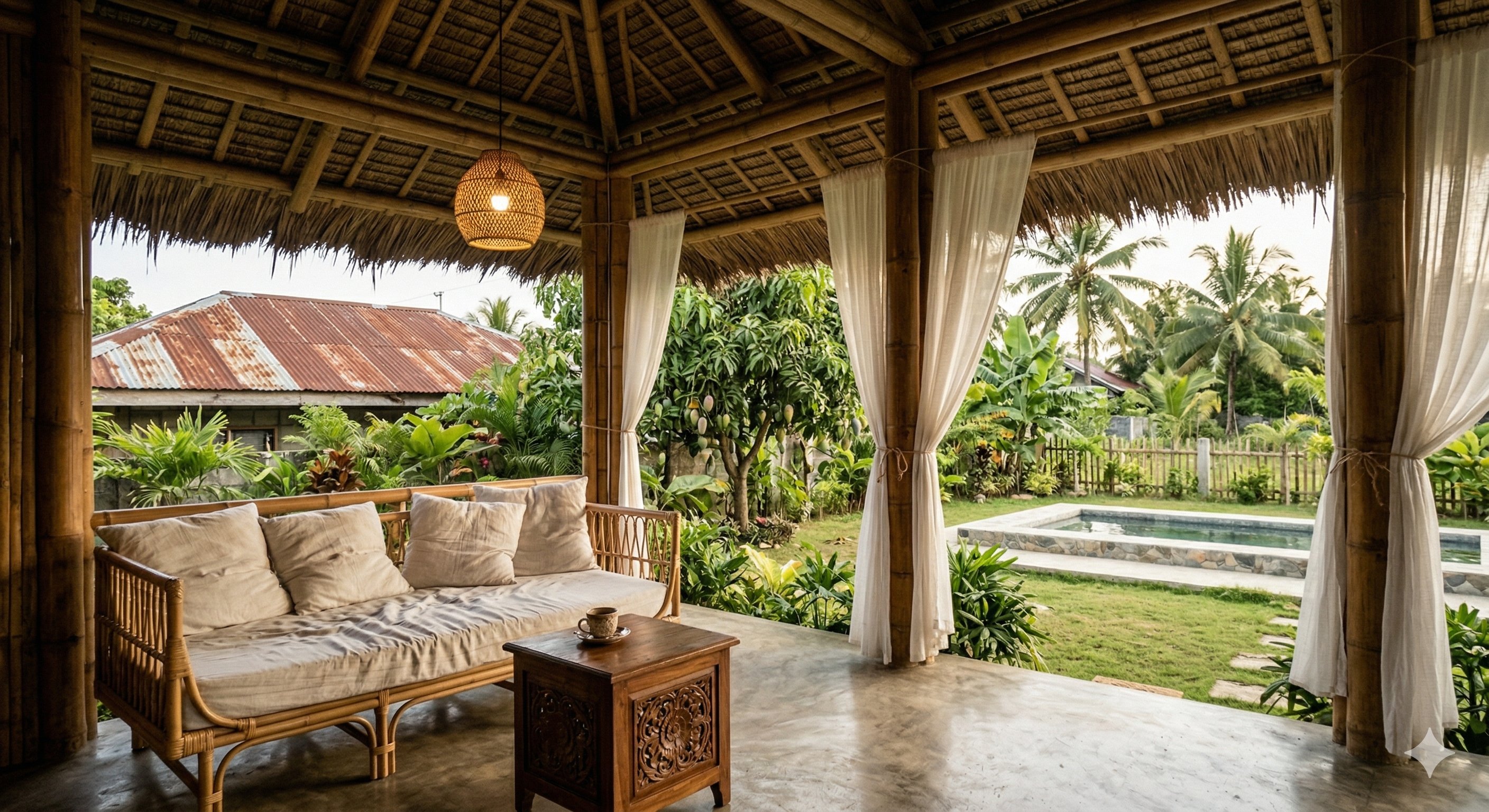 Terra Privée Philippinen Terrasse